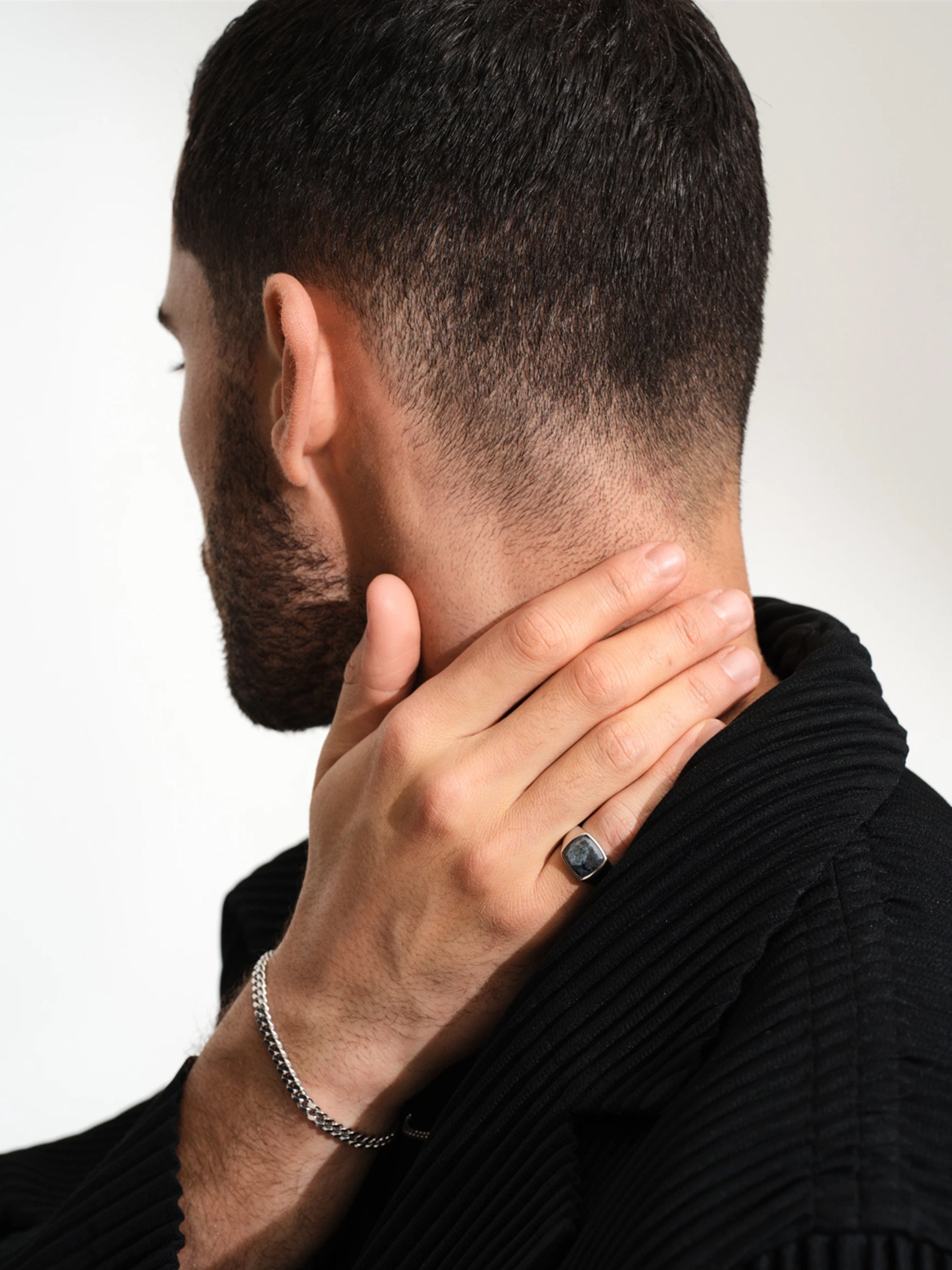 TOM WOOD トムウッド Kay Ring Larvikite シルバー54 Kay Ring Larvikite - Tom Wood Project Official Online Store