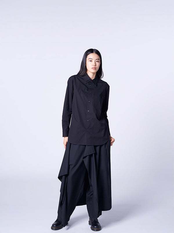 【Ground Y - グラウンドワイ】WOOL GABARDINE 3-WAY WRAP PANTS/BLACK(パンツ/ブラック)