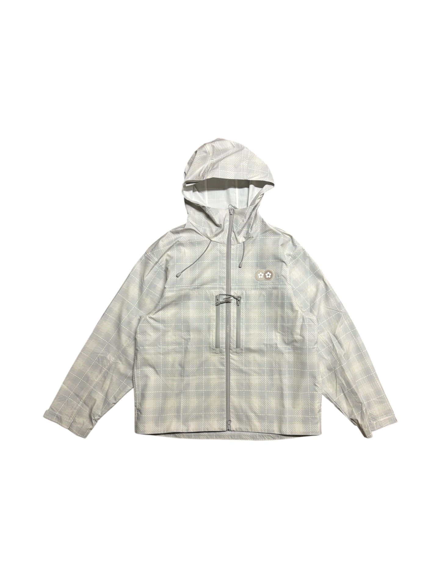 【VANDY THE PINK - ヴァンディー・ザ・ピンク】PLAID WINDBREAKER JACKET / CREAM (ジャケット/クリーム)