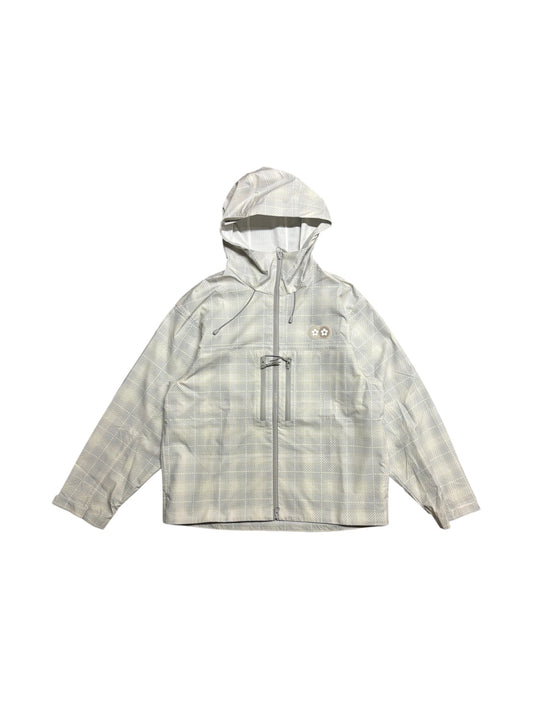 【VANDY THE PINK - ヴァンディー・ザ・ピンク】PLAID WINDBREAKER JACKET / CREAM (ジャケット/クリーム)