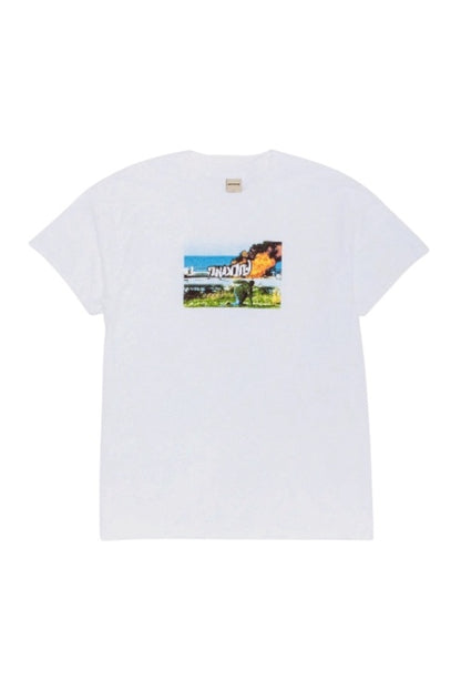 【Fucking Awesome- ファッキングオーサム】CAR BURN TEE /  WHITE（Tシャツ/ホワイト)