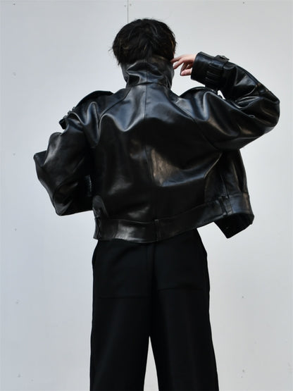 【DOMENICO OREFICE - ドメニコオレフィーチェ】BIKER JACKET / BLACK (ジャケット/ブラック)