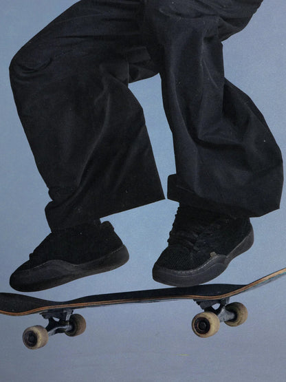 【ERL - イーアールエル】CORDUROY PIRATE BLACK VAMP / BLACK (スニーカー/ブラック)