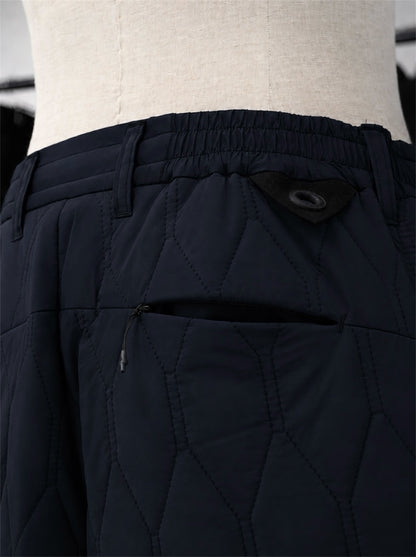 【White Mountaineering - ホワイトマウンテニアリング】QUILTED WIDE CARGO PANTS / BLACK (パンツ/ブラック)