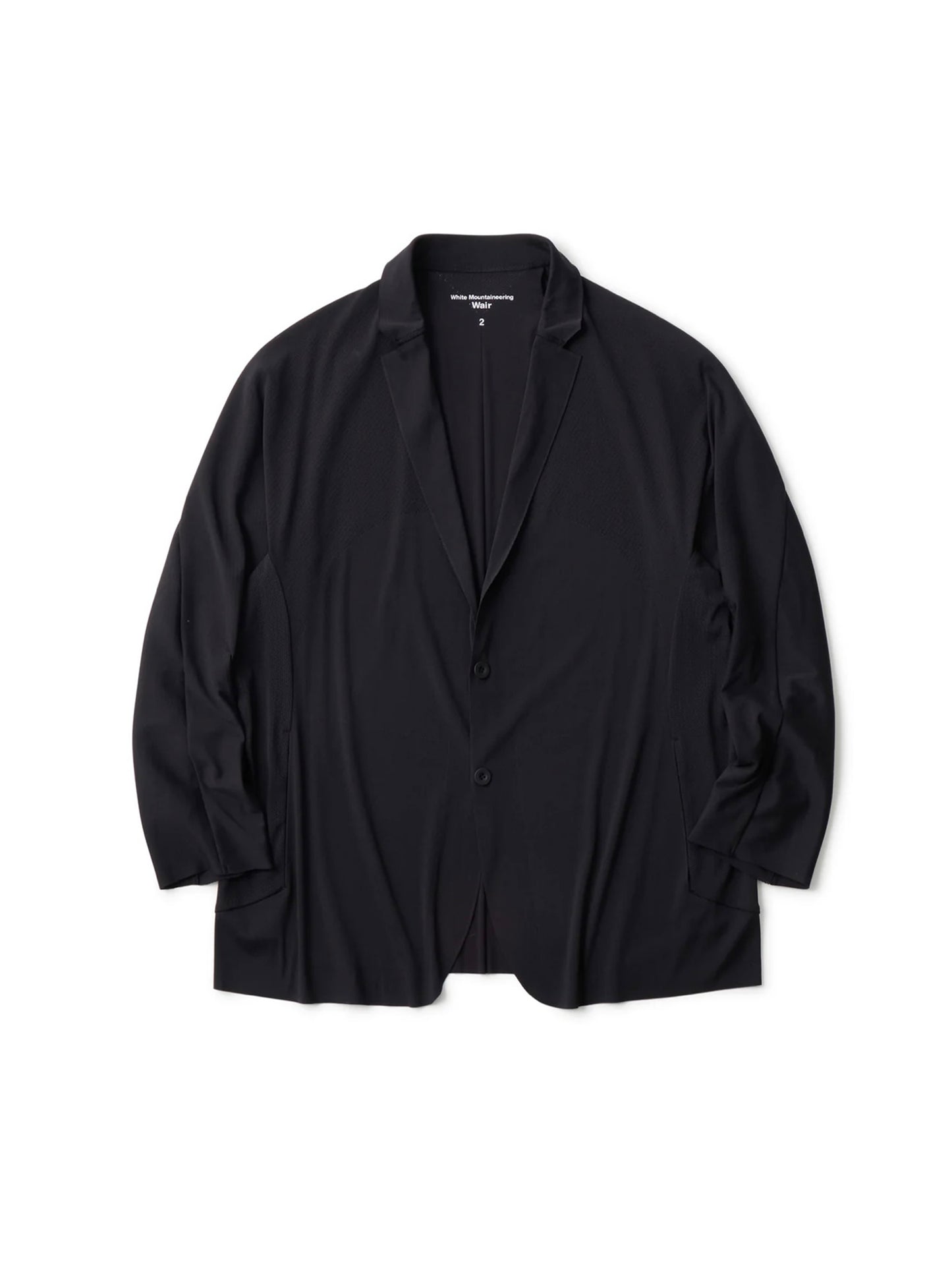 【White Mountaineering - ホワイトマウンテニアリング】Wair LAPEL JACKET / BLACK (ジャケット/ブラック)
