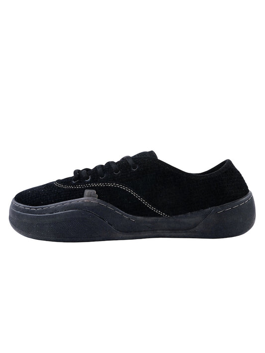 【ERL - イーアールエル】CORDUROY COUPE SNEAKER / BLACK (スニーカー/ブラック)