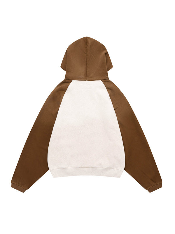 40%OFF【ERL - イーアールエル】UNISEX RAGLAN HOODIE KNIT BROWN(パーカー/ブラウン)