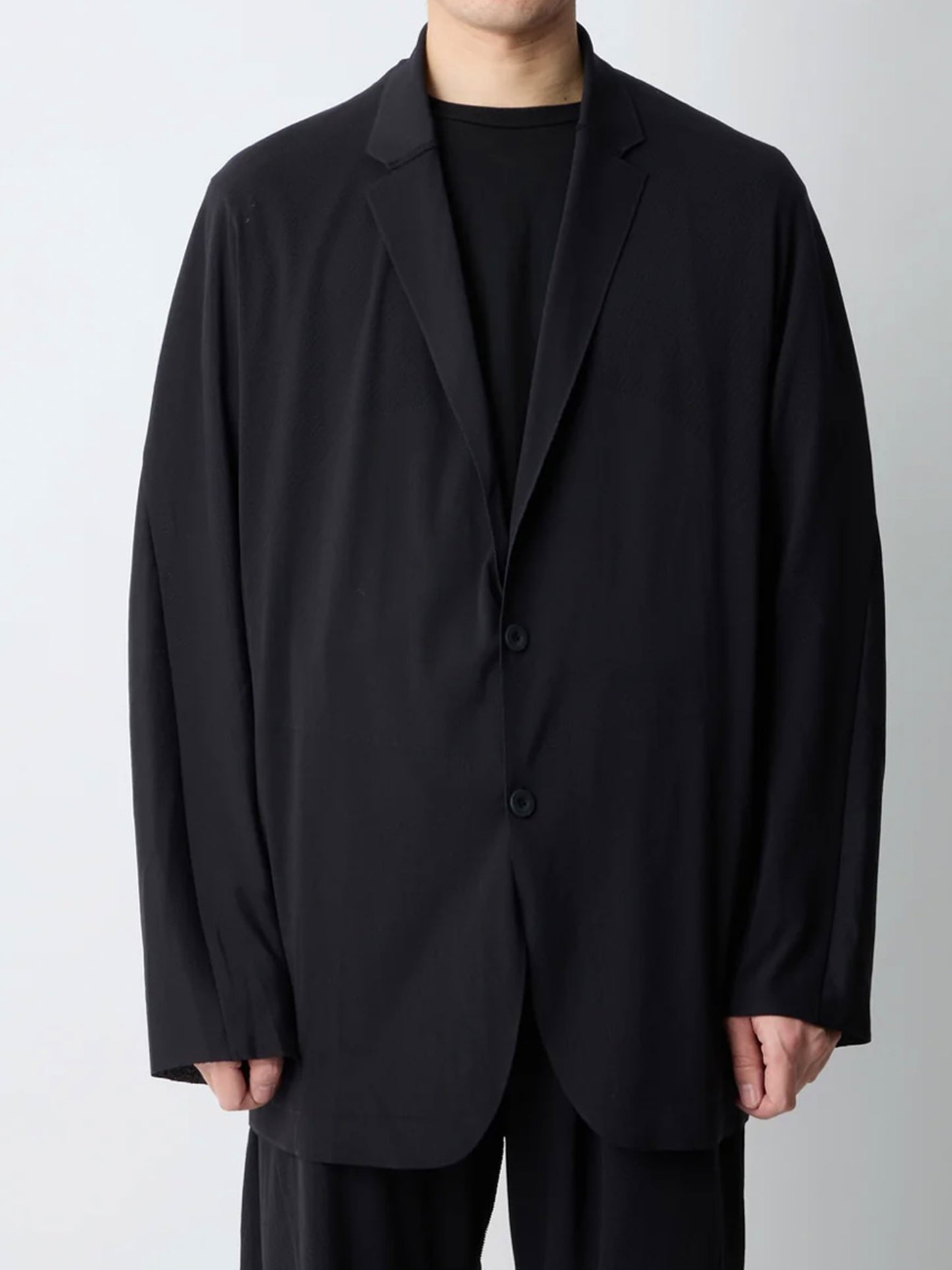 【White Mountaineering - ホワイトマウンテニアリング】Wair LAPEL JACKET / BLACK (ジャケット/ブラック)