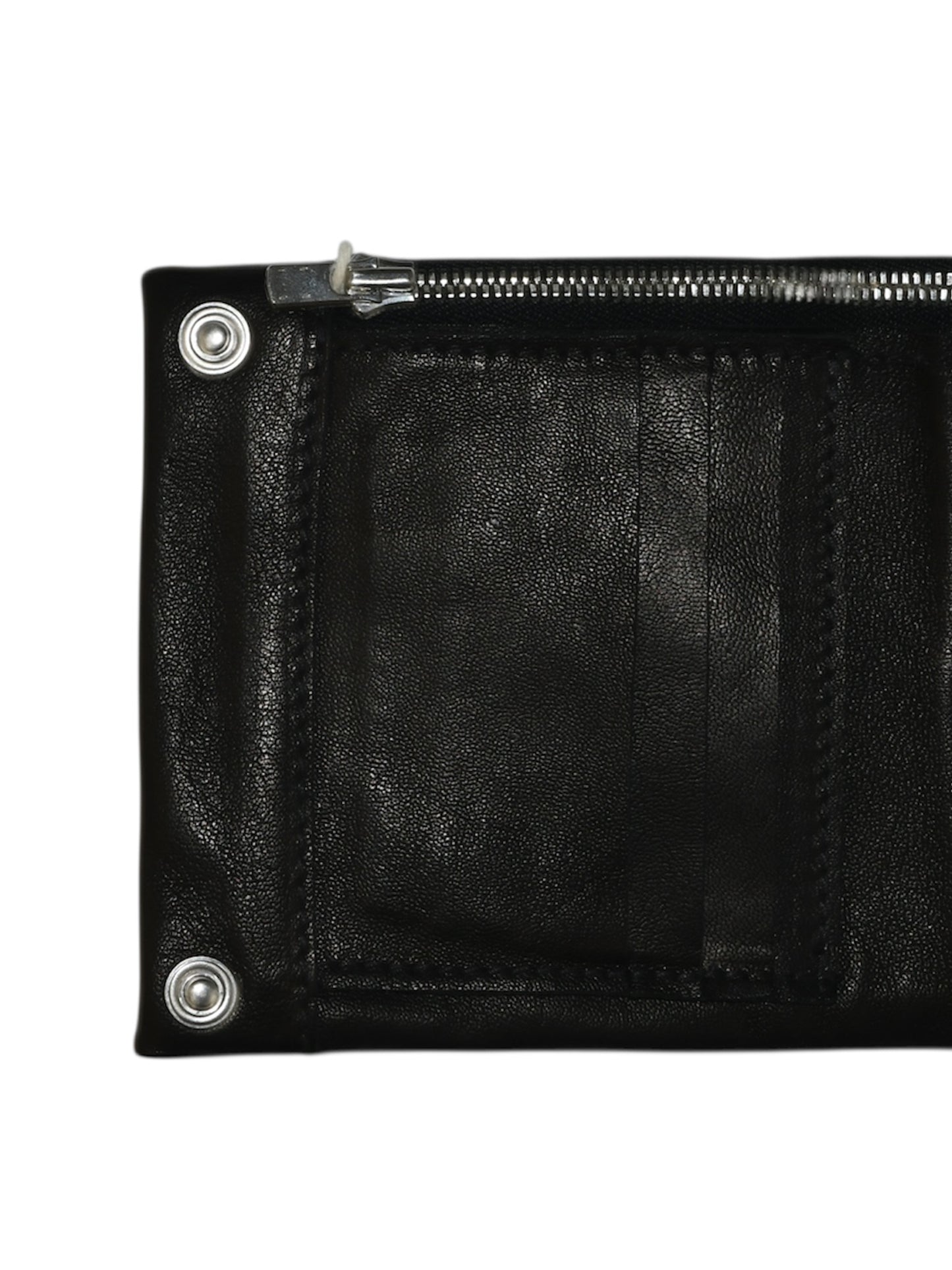 【GUIDI - グイディ】 GUIDI B7 BLACK KANGAROO LEATHER WALLET(財布/ブラック)