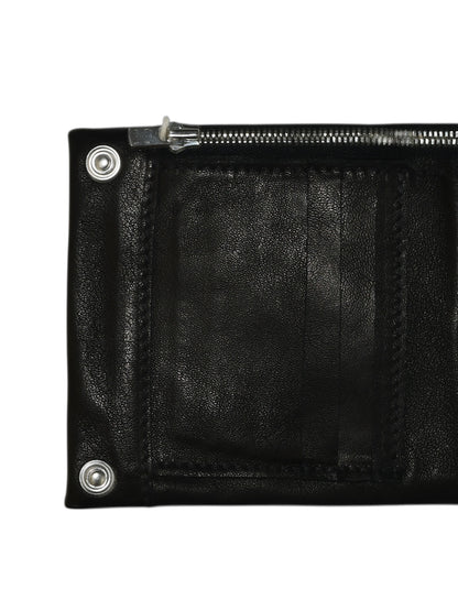 【GUIDI - グイディ】 GUIDI B7 BLACK KANGAROO LEATHER WALLET(財布/ブラック)