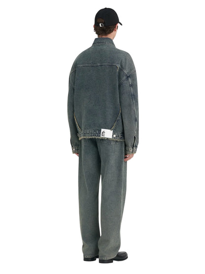 【Études studio - エチュード スタジオ】 Loose Denim Jacket ACID/ Cream (ジャケット/クリーム)