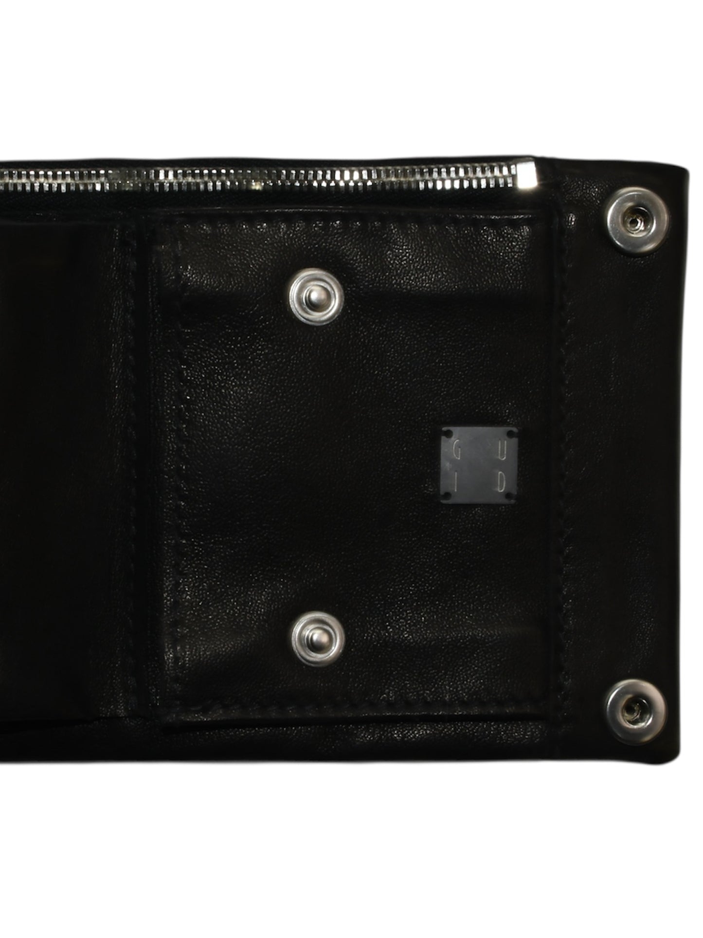 【GUIDI - グイディ】 GUIDI B7 BLACK KANGAROO LEATHER WALLET(財布/ブラック)