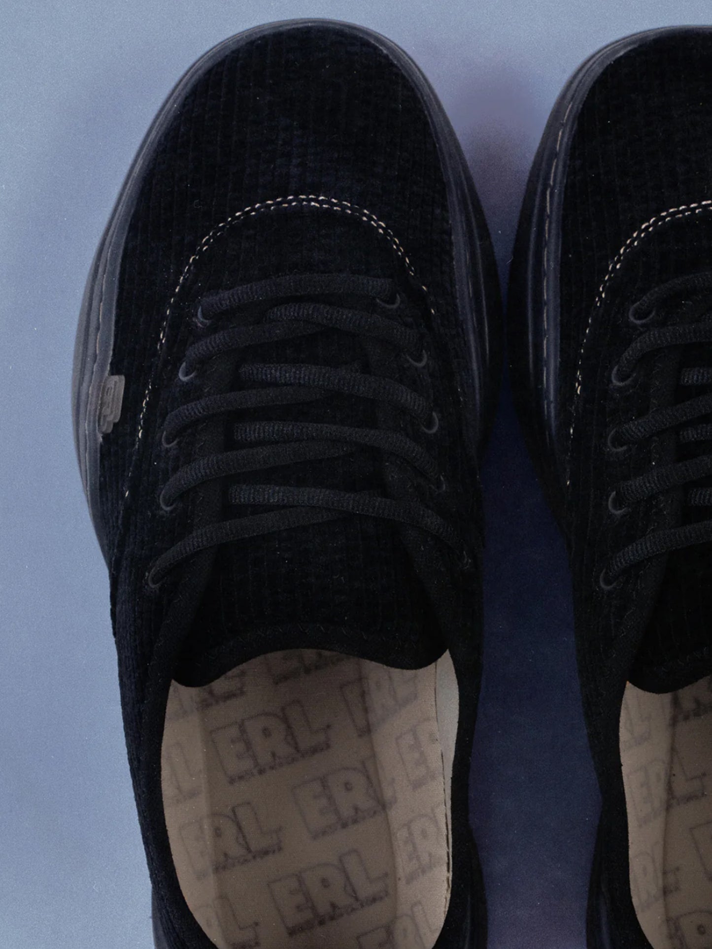 【ERL - イーアールエル】CORDUROY COUPE SNEAKER / BLACK (スニーカー/ブラック)