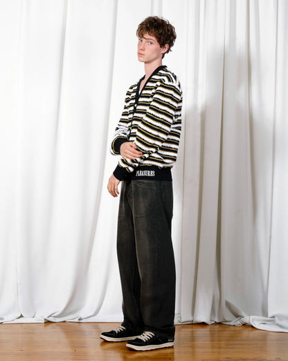 【PLEASURES - プレジャーズ】ENDLESS CARDIGAN / BROWN (カーディガン/ブラウン)