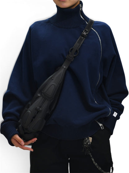 【INNERRAUM - インナーラム】Module M03 HALF MOON BAG / BLACK MATT（バッグ / ブラックマット）