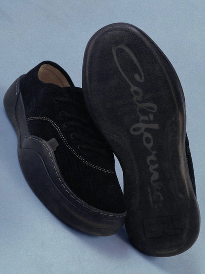 【ERL - イーアールエル】CORDUROY COUPE SNEAKER / BLACK (スニーカー/ブラック)