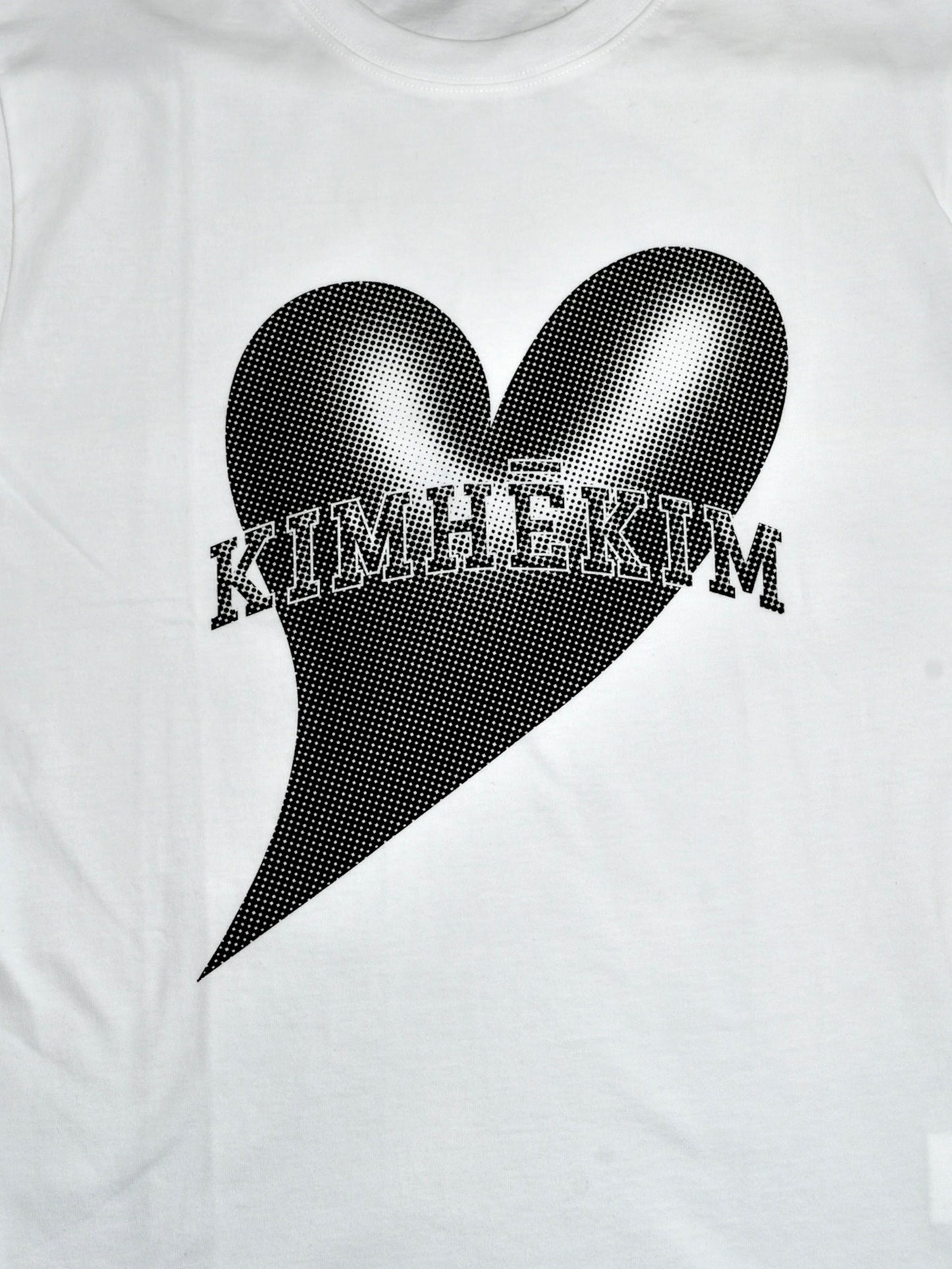 【KIMHEKIM - キムヘキム】KIMHEKIM HEART BALLOON PRINT T-SHIRT / WHITE(Tシャツ/ホワイト)
