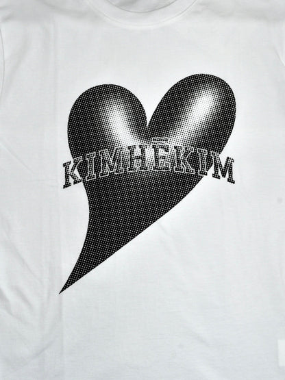 【KIMHEKIM - キムヘキム】KIMHEKIM HEART BALLOON PRINT T-SHIRT / WHITE(Tシャツ/ホワイト)