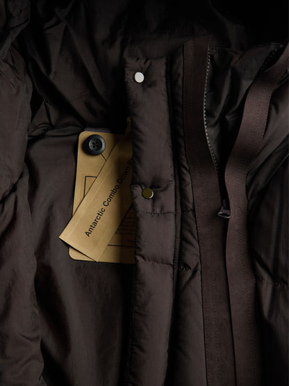 【Ten c- テンシー】ANTARCTIC COMBO DOWN PARKA / TURKISH COFFEE(アウター/ターキッシュコーヒー)