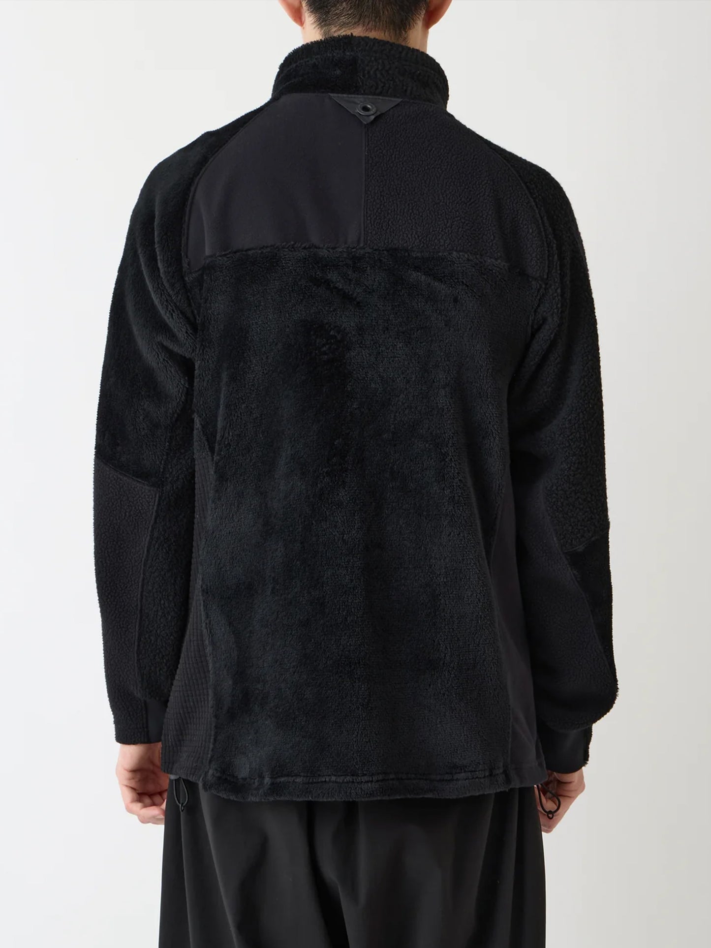 【White Mountaineering - ホワイトマウンテニアリング】POLARTEC FLEECE ZIP UP BLOUSON / BLACK (フリースブルゾン/ブラック)