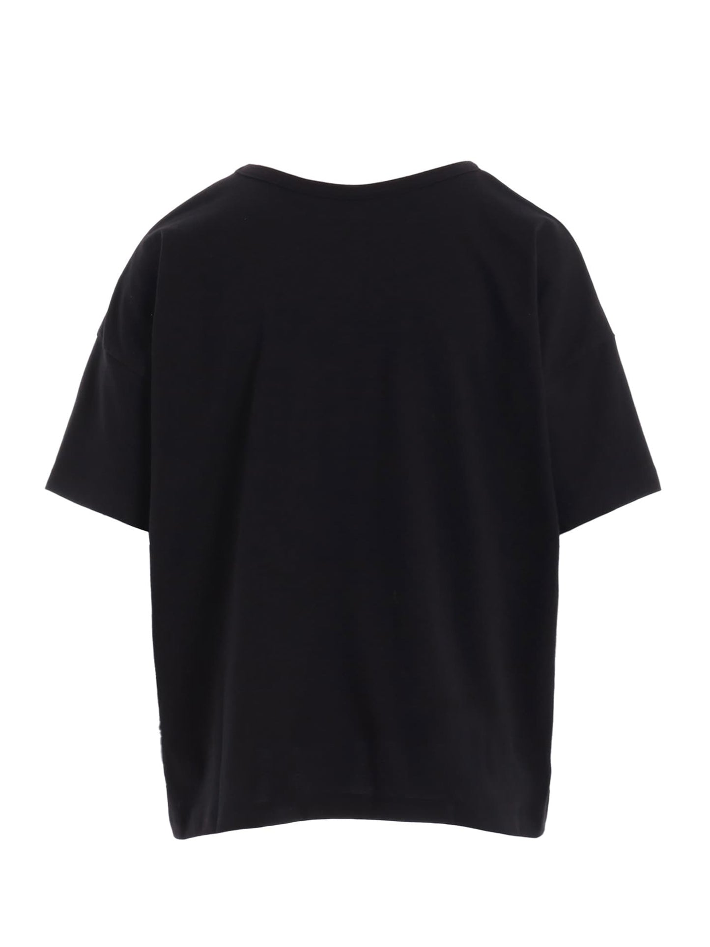 【Y's - ワイズ】Y'S COLLAGE PRINT LOOSE ROUND NECK T / BLACK (Tシャツ/ブラック)
