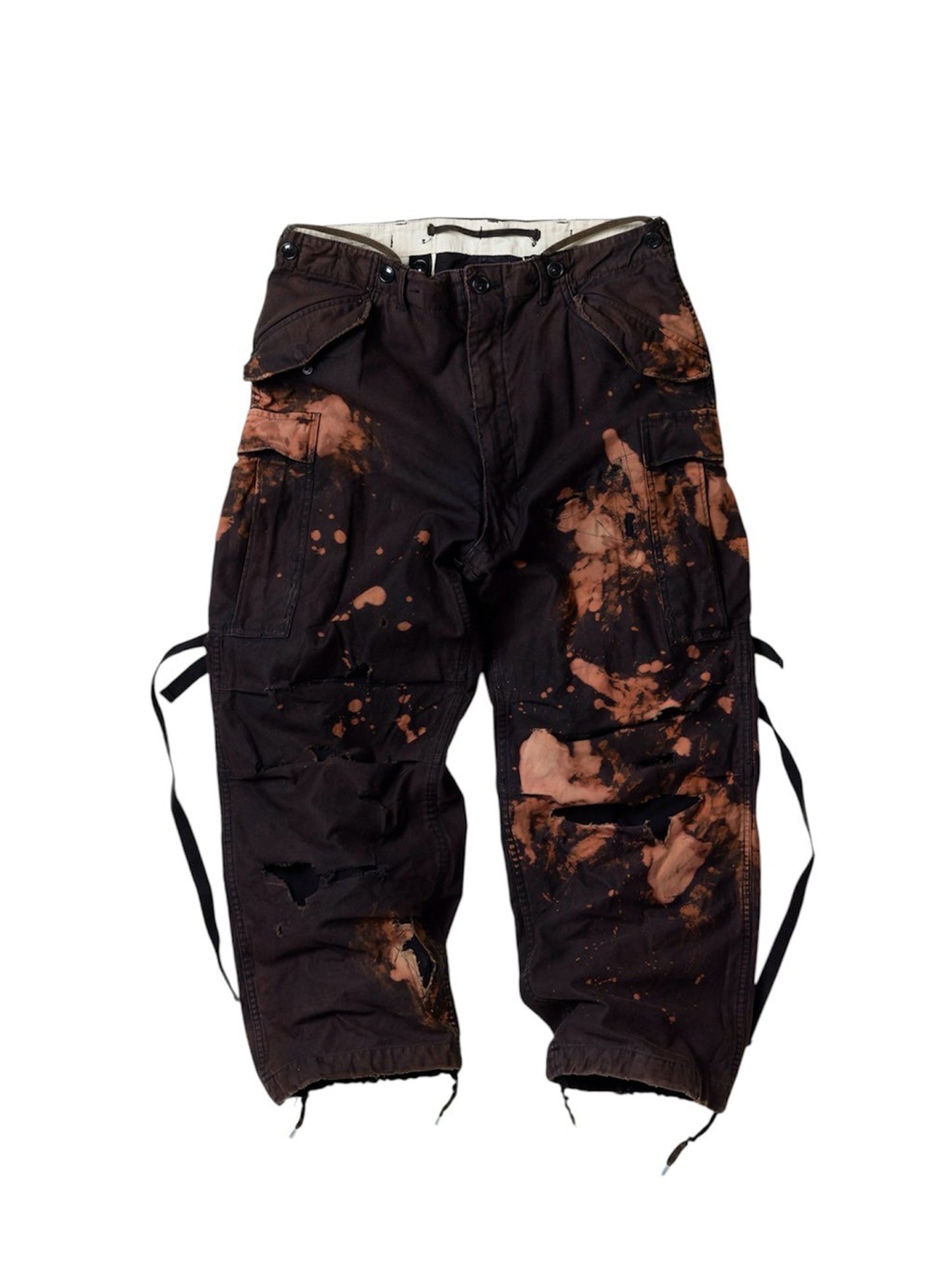 【ANACHRONORM - アナクロノーム】  AN337 M-51 DAMAGED FIELD CARGO PANTS / BLACK (パンツ/ブラック)