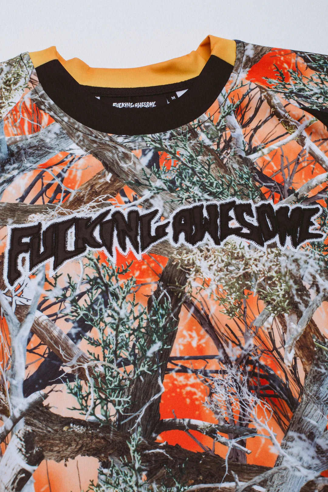 【Fucking Awesome- ファッキングオーサム】RAPID SHORT SLEEVE JERSEY /  ORANGE CAMO（Tシャツ/オレンジカモ)