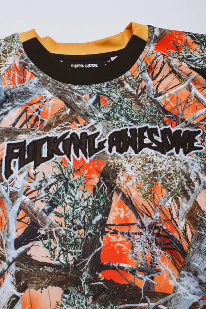 【Fucking Awesome- ファッキングオーサム】RAPID SHORT SLEEVE JERSEY /  ORANGE CAMO（Tシャツ/オレンジカモ)