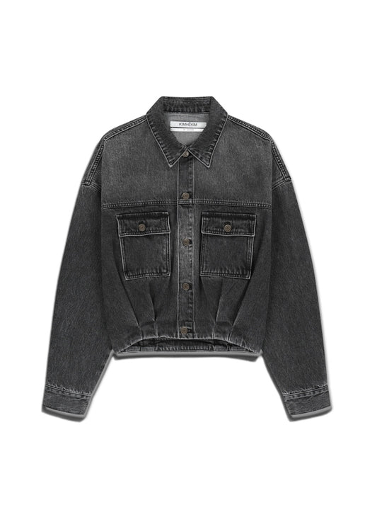 【KIMHEKIM - キムヘキム】VICTOR DENIM JACKET (デニムジャケット/ウォッシュブラック)