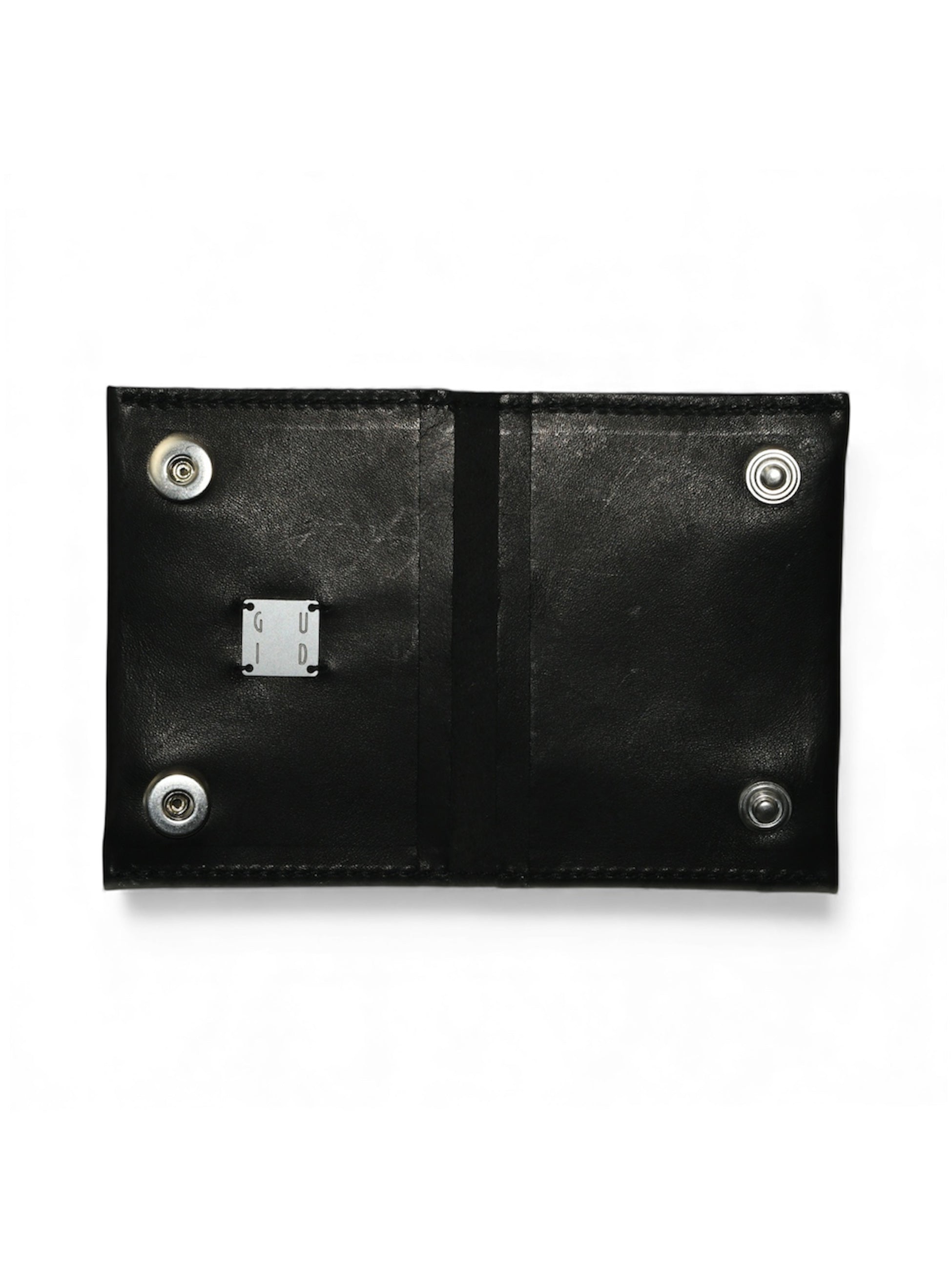 GUIDI - グイディ】 GUIDI WT05 BLACK CARD HOLDER(財布/ブラック
