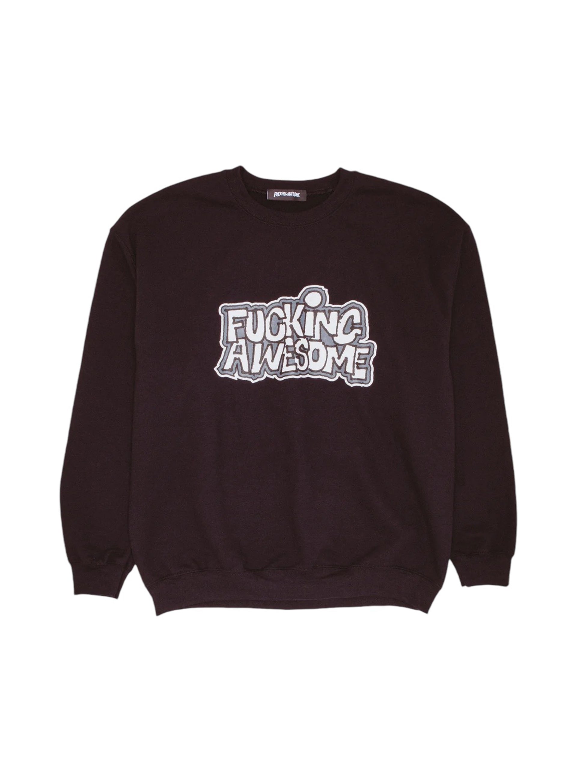 Fucking Awesome- ファッキングオーサム】 PBS CREWNECK / BLACK 