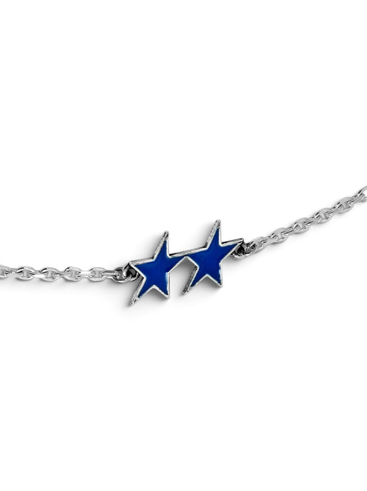 【TWO JEYS  - トゥージェイズ】BLUE ENAMELED ICON NECKLACE / BLUE (アクセサリー/ブルー)