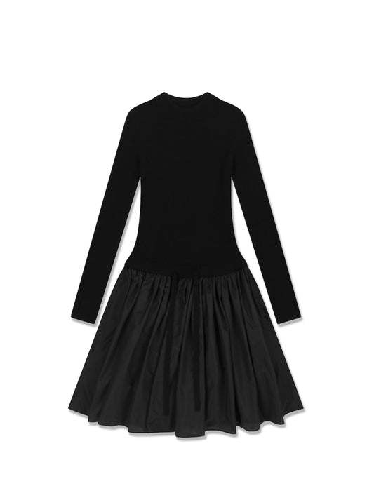 【KIMHEKIM - キムヘキム】AMELIE KNIT DRESS  / BLACK (ワンピース/ブラック)