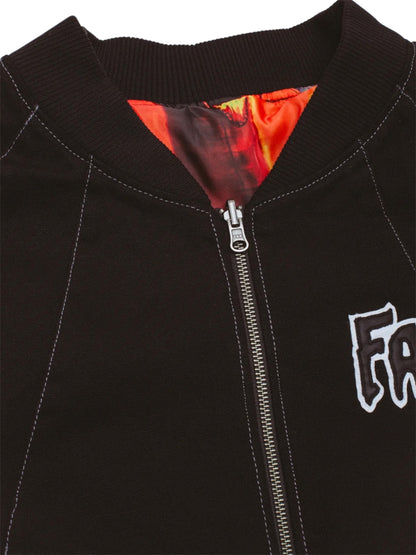 【Fucking Awesome - ファッキングオーサム】FA REVERSIBLE BOMBER / BLACK（ジャケット/ブラック)