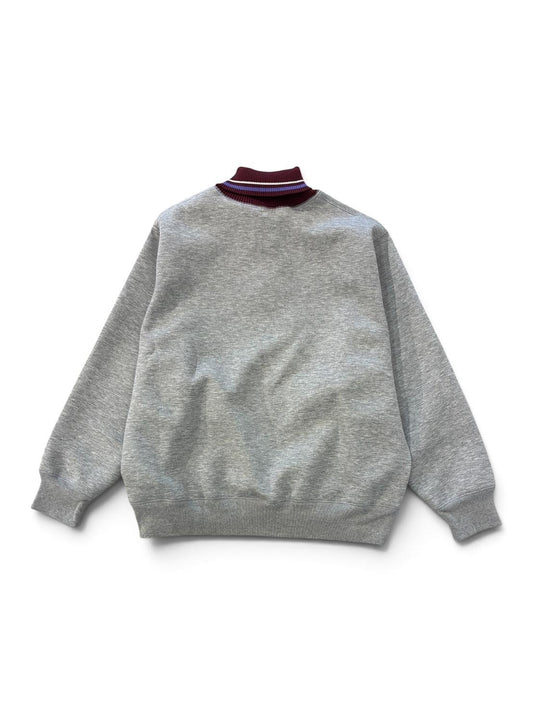 【kolor BEACON - カラー ビーコン】26WBM-T04232-03 Tops / Heather Gray (スウェットシャツ/ヘザーグレー）