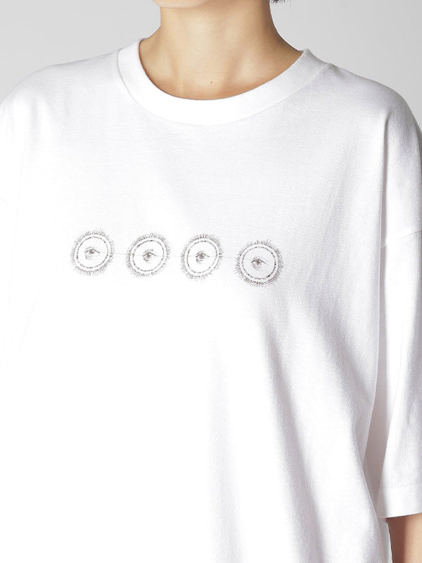 【Y's.... - ワイズビー】PRINT T-SHIRT A / WHITE(Tシャツ/ホワイト)