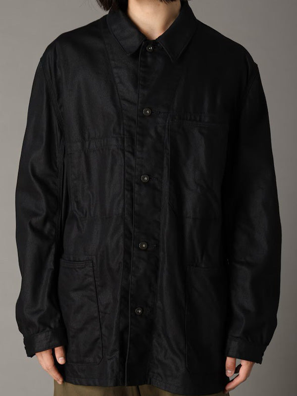 【Ground Y - グラウンドワイ】Ground Y×EDWIN 9oz BLACK TWILL COVERALL/ BLACK (ジャケット/ブラック)