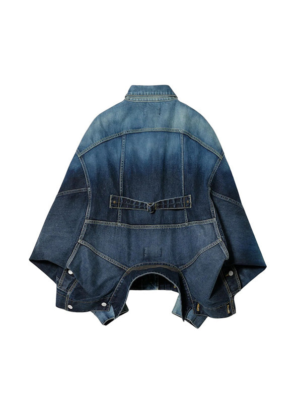 【beautiful people - ビューティフルピープル】double-end selvedge blouson gradation / INDIGO (デニムジャケット / インディゴ)