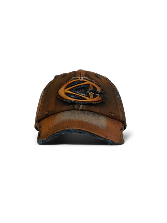 【CAMPER LAB  - カンペールラボ】DISTORTED WASHED SPRAYED CAP / BEIGE (キャップ/ベージュ)