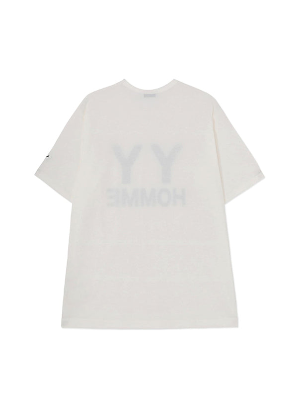 【Yohji Yamamoto POUR HOMME - ヨウジヤマモト プールオム】YYH PT SHORT SLEEVE T(Tシャツ/ホワイト)