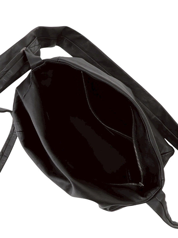 【Discord Yohji Yamamoto - ディスコード ヨウジヤマモト】Puff(S) / Black (バッグ/ブラック)