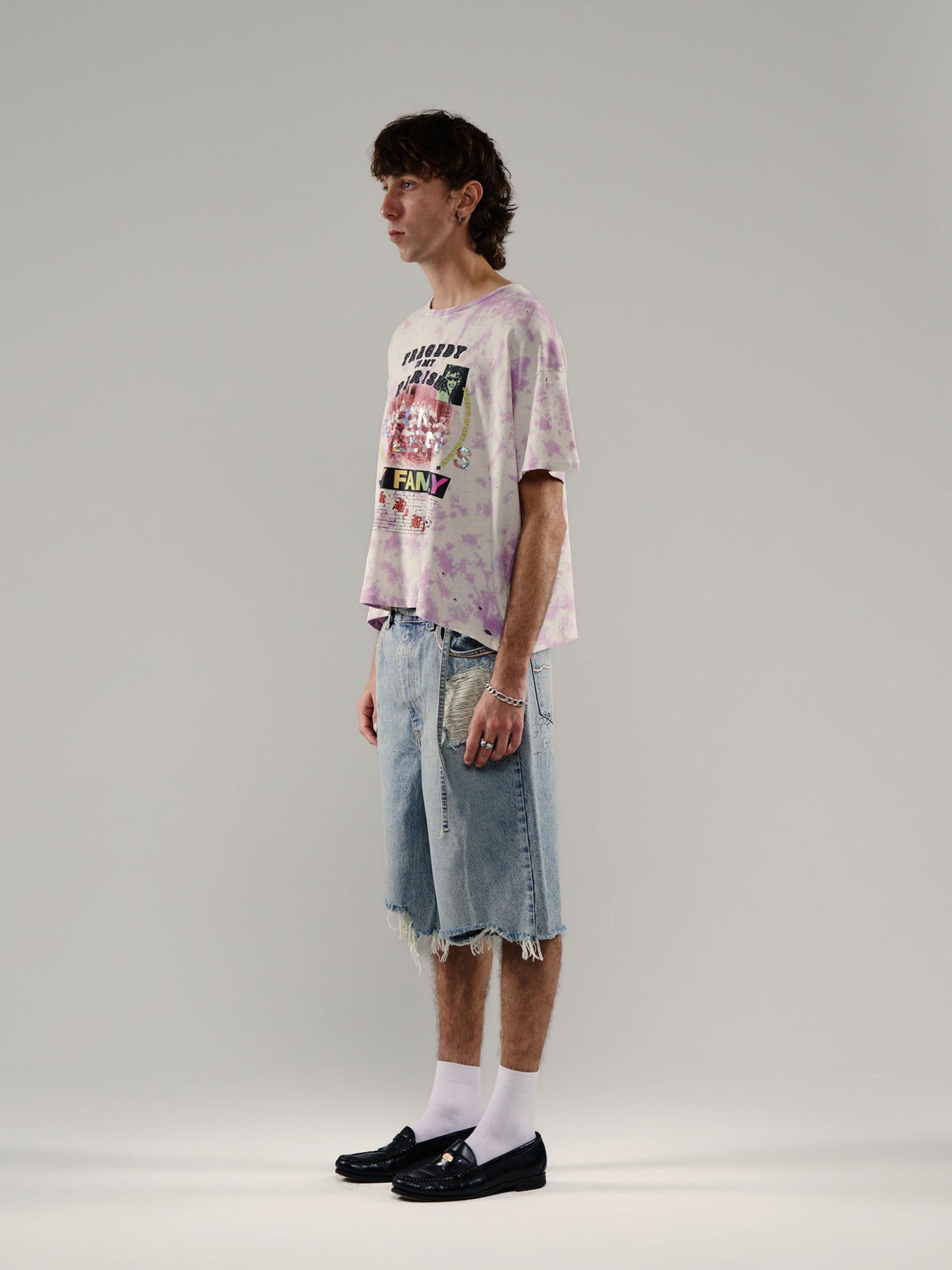 【PALY HOLLYWOOD - パリーハリウッド】GOOD GOOD TIMES DENIM SHORT / BLUE(ショーツ/ブルー)