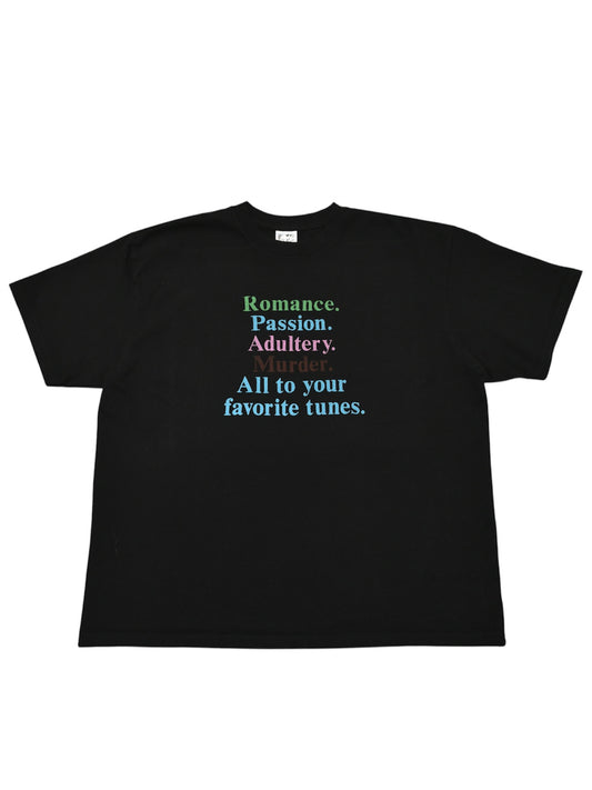 【BASKETCASE  - バスケットケース】ROMANCE T- SHIRT / BLACK (Tシャツ/ブラック)