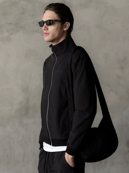 【STAMPD - スタンプド】Nylon Track Jacket / Black (トラックジャケット/ブラック)