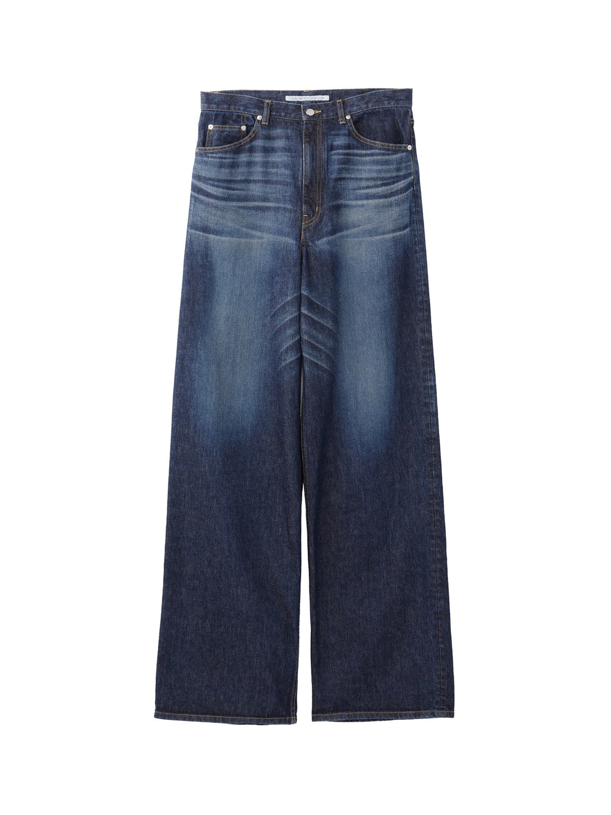 ジョンローレンスサリバン Washed denim wide ふも pants 44