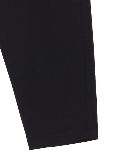 【Yohji Yamamoto POUR HOMME - ヨウジヤマモト プールオム】WOOL GABARDINE 2TUCKS PANTS（パンツ/ブラック)