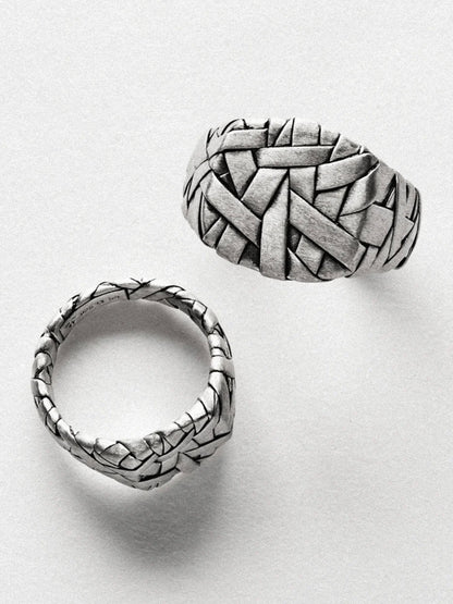 【TOM WOOD - トムウッド】Quilt Ring Small(リング/シルバー)