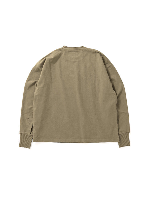 【Perfect ribs® - パーフェクトリブス】Long Sleeve T Shirts / Army Green(Tシャツ/アーミーグリーン)