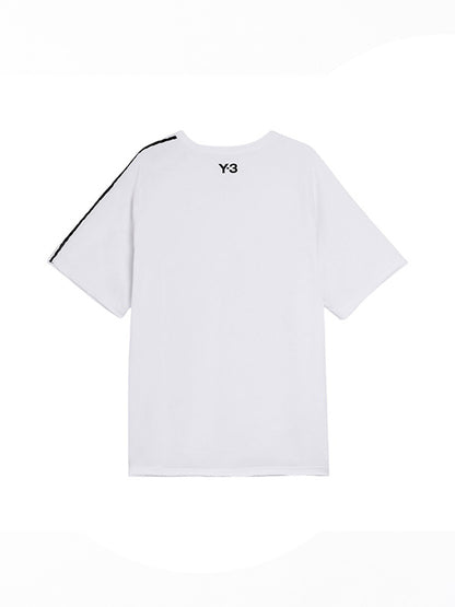 【Y-3 -ワイスリー】Y-3 RAW EDGE 3 STRIPES SHORT SLEEVE TEE / WHITE(Tシャツ/ホワイト)