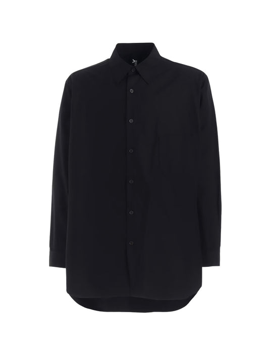 【Ground Y - グラウンドワイ】COTTON BROADCLOTH STANDARD BIG SHIRT / BLACK(シャツ/ブラック)